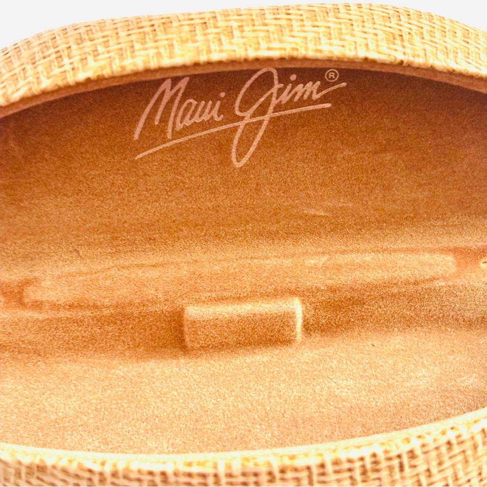 Maui Jim Empty Glasses Case Hardshell Protection Case Unisex Tan Pre-Owned - Picture 6 of 14